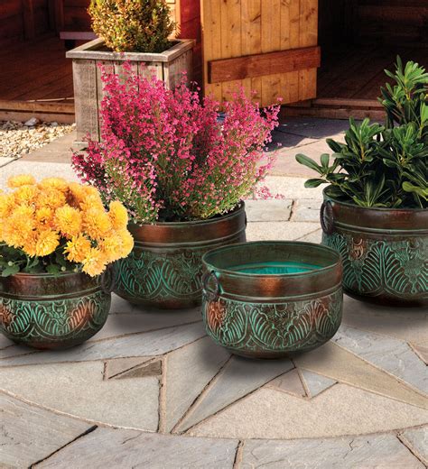 4 ft metal flower box|decorative metal flower pots.